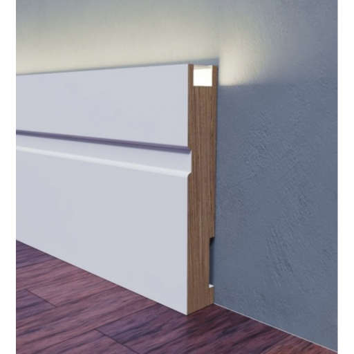 Плинтус под покраску с подсветкой PN 102 LED